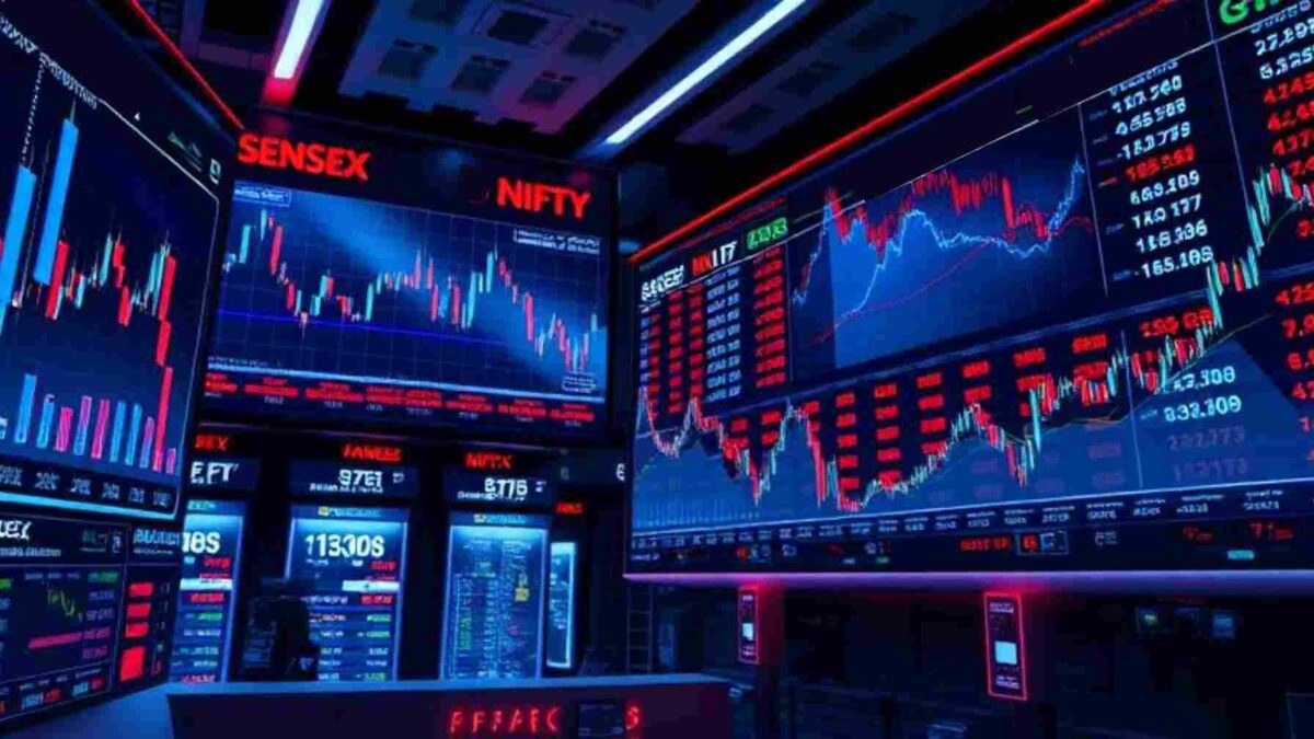 Market Wrap: Sensex Ends 78 Points Lower, Nifty Flat; IndiGo Surges, United Spirits Declines