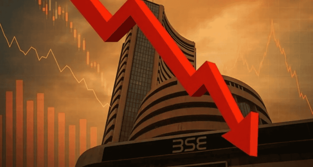 Sensex Falls 583 Points as Nifty Slips Below 24,000.